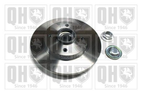 Гальмiвнi диски з пiдшипником Citroen C3/C4 /Peugeot 207/307 05- Quinton Hazell BDC5771 (фото 1)