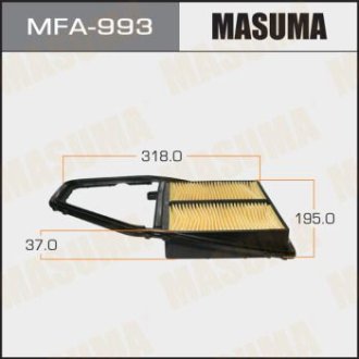 Фильтр воздушный HONDA FR-V (BE) 1.7 (BE1) (04-09) (MFA-993) Masuma MFA993 (фото 1)
