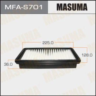 Фильтр воздушный SUZUKI/ SX4/ YA11SYB11SYC11S 06- (MFA-S701) Masuma MFAS701 (фото 1)