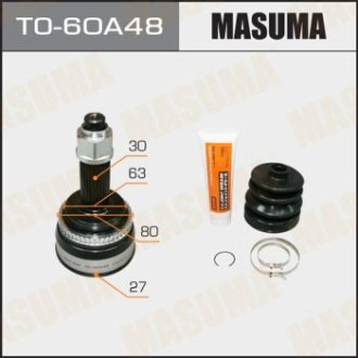 ШРУС наружный Toyota Camry (11-17) (нар:30/вн:27) (TO-60A48) Masuma TO60A48 (фото 1)