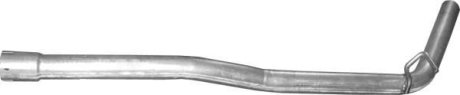 Труба промежуточная глушителя Renault Kangoo 1.9 Diesel, алюминизированая Polmostrow 21.258