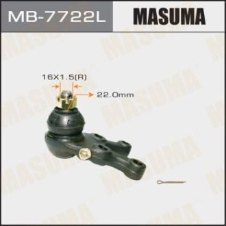 Опора шаровая передн нижн левая MITSUBISHI L200 (MB-7722L) Masuma MB7722L (фото 1)