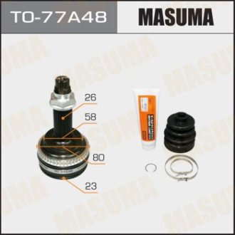 ШРУС наружный Toyota Prius (-09) (нар:26/вн:23) (TO-77A48) Masuma TO77A48