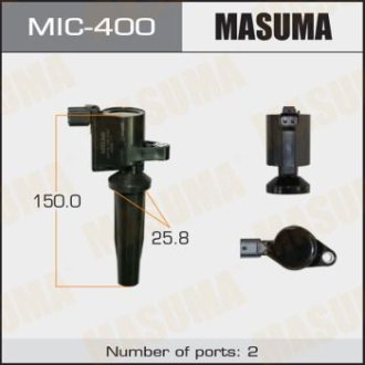 Катушка зажигания MAZDA 3 / LF-DE, L3-VE, L3-DE (MIC-400) Masuma MIC400 (фото 1)