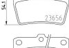 Гальмівні колодки дискові зад. (з датчиком) Toyota RAV-4 00-/Chery Tigo Hella 8DB 355 010-521 (фото 2)