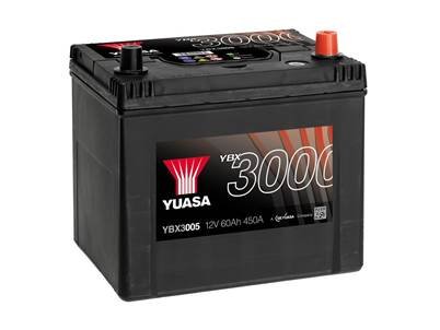 12V 60Ah SMF Battery Japan (0) Battery Europe) Gmb YUASA YBX3005
