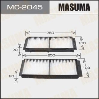 Фильтр салона MAZDA 5 (05-10), MAZDA 3 (03-09) (MC-2045) Masuma MC2045 (фото 1)