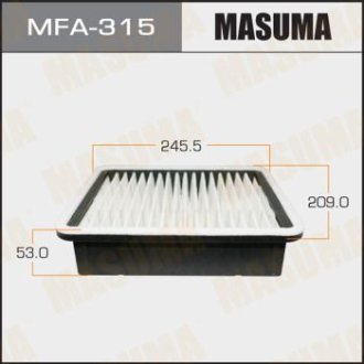 Фильтр воздушный CHRYSLER 300(LX) 3.5 (04-12) (MFA-315) Masuma MFA315 (фото 1)