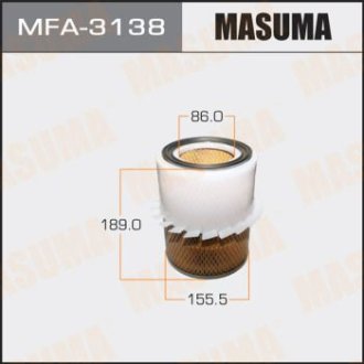 Фильтр воздушный MITSUBISHI L 200 1996—2008 (MFA-3138) Masuma MFA3138 (фото 1)