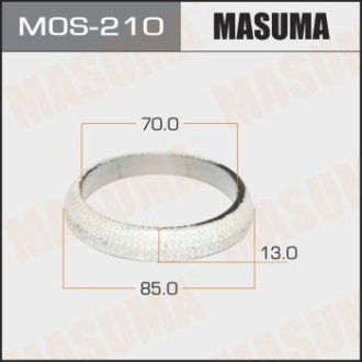 Кольцо глушителя графитовое Nissan (70x85x13 (MOS-210) Masuma MOS210 (фото 1)
