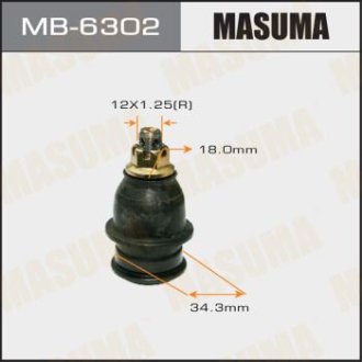 Опора шаровая передн нижн LANCER HONDA HR-V (MB-6302) Masuma MB6302