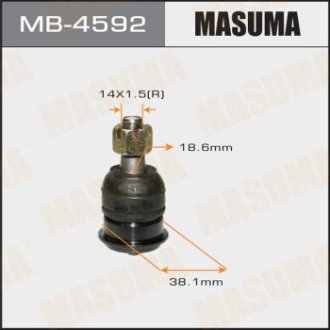 Опора шаровая Nissan Almera Classic (06-12) (MB-4592) Masuma MB4592 (фото 1)