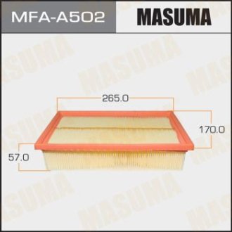 Фильтр воздушный FORD/ FOCUS/ V1600 05-07 (MFA-A502) Masuma MFAA502