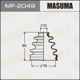Пыльник ШРУСа наружного Honda CR-V (07-12) (MF-2049) Masuma MF2049 (фото 1)