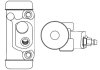 KIA робочий гальмівний циліндр SPORTAGE K00 94- Bosch F026002350 (фото 2)
