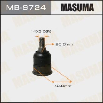 Опора шаровая нижняя Honda Accord (13-) (MB-9724) Masuma MB9724