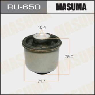 Сайлентблок задней балки Mazda 2 (07-14) (RU-650) Masuma RU650