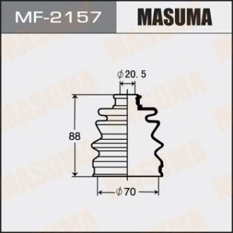 Пыльник ШРУСа MINI Cooper ALL4 (10-17) (MF-2157) Masuma MF2157 (фото 1)