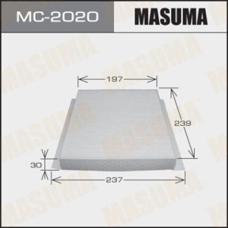 Фильтр салона HONDA CIVIC IX (12-17) (MC-2020) Masuma MC2020 (фото 1)