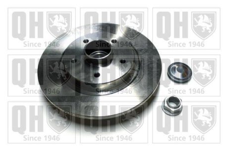 Гальмiвнi диски з пiдшипником Renault Kangoo 08- Quinton Hazell BDC5837 (фото 1)