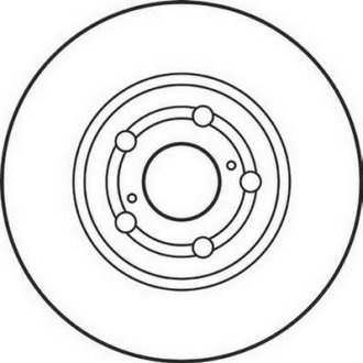 TOYOTA диск гальмівний передній AVENSIS 97- JURID 562125JC