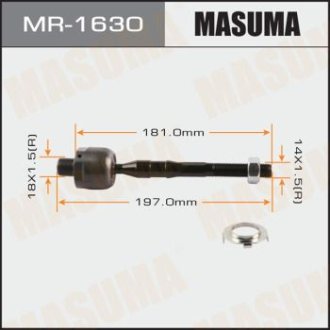 Тяга рулевая Mazda 6 2002 - 2007 (MR-1630) Masuma MR1630 (фото 1)