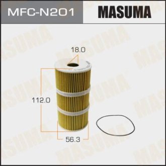 Фильтр масляный NISSAN QASHQAI (MFC-N201) Masuma MFCN201 (фото 1)