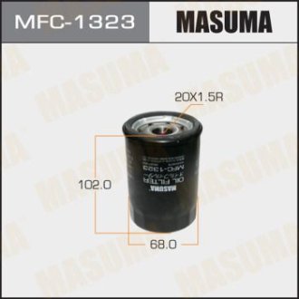 Фильтр масляный HONDA CIVIC IX (MFC-1323) Masuma MFC1323 (фото 1)