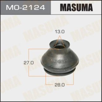 Пыльник опоры шаровой 13x28x27 (MO-2124) Masuma MO2124 (фото 1)