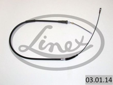 Трос ручника (задній) Audi 100 1.8-2.5 -90 (1395/790) LINEX 03.01.14