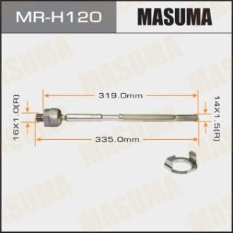 Тяга рулевая HONDA CR-V III (MR-H120) Masuma MRH120