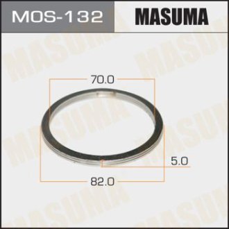 Кольцо глушителя (70x82x5) (MOS-132) Masuma MOS132 (фото 1)
