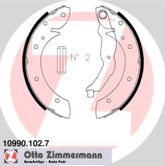 Гальмiвнi колодки барабаннi Otto Zimmermann GmbH 10990.102.7 (фото 1)