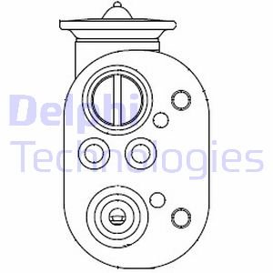 Розширювальний клапан кондицiонера DELPHI CB1001V (фото 1)