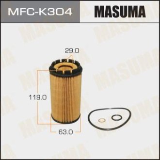 Фильтр масляный OE9301 (MFC-K304) Masuma MFCK304 (фото 1)