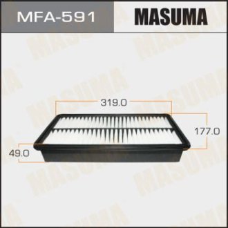 Фильтр воздушный A-468V (MFA-591) Masuma MFA591 (фото 1)