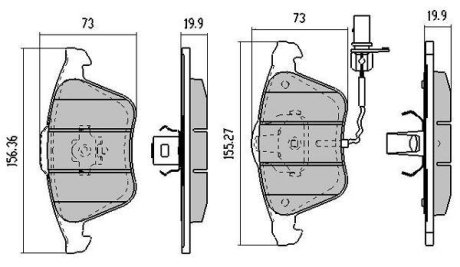 Колодки тормозные передние FBP-1302-01 Fremax FBP130201 (фото 1)