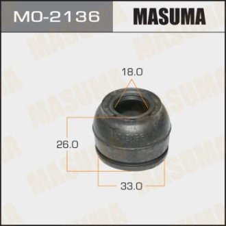 Пыльник опоры шаровой (MO-2136) Masuma MO2136 (фото 1)