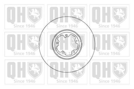 Гальмiвнi диски Ford Transit 00-06 QH Quinton Hazell BDC5214