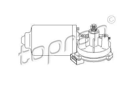Двигатель стеклоочистителя 251955119 Topran 108577 (фото 1)