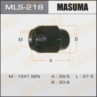 Гайка колеса Toyota (MLS-218) Masuma MLS218 (фото 1)