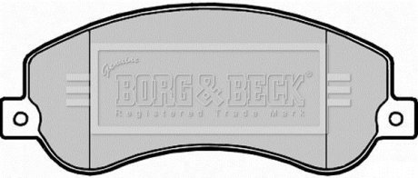 Гальмiвнi колодки дисковi BORG&BECK BORG & BECK BBP2281
