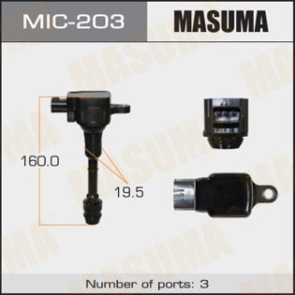 Катушка зажигания (MIC-203) Masuma MIC203 (фото 1)