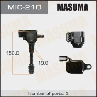 Катушка зажигания (MIC-210) Masuma MIC210 (фото 1)