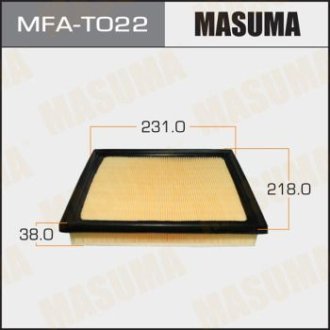 Фильтр воздушный (MFA-T022) Masuma MFAT022 (фото 1)