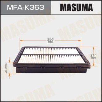 Фильтр воздушный (MFA-K363) Masuma MFAK363