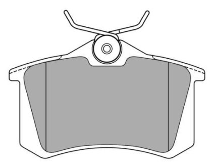 Колодки тормозные задние FBP-0615 Fremax FBP0615