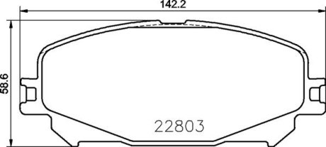 Гальмівні колодки дискові Brembo P68 071