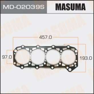 Прокладка ГБЦ (MD-02039S) Masuma MD02039S