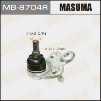 Опора шаровая (MB-9704R) Masuma MB9704R (фото 1)